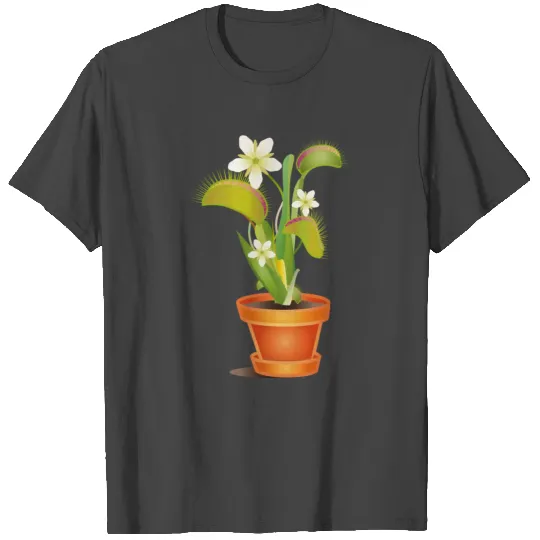 Venus Flytrap a houseplant in a pot T Shirts