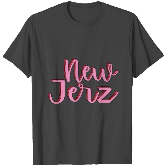 New jerz | New Jersey USA typography art gift T Shirts