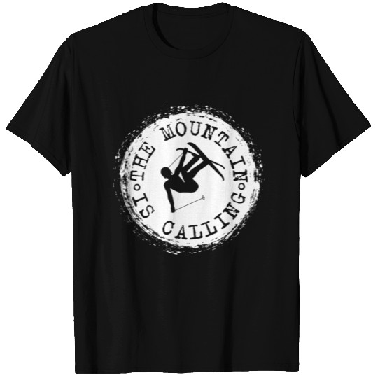 The mountain is calling skiing mountains gift T Shirts