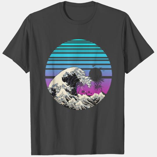 Vaporwave Aesthetic Retro Japanese Cat Indie 80s T Shirts
