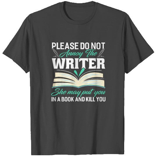 Author Book Writer Literature Bookworm Writing T Shirts