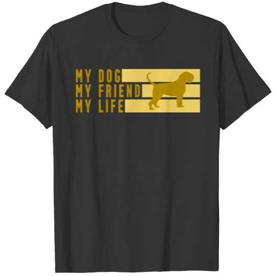 My Dog, My Friend, My Life, Schnauzer, Yellow T Shirts