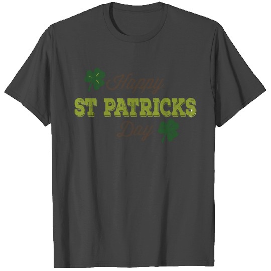 Happy St. Patrick's Day Clover T Shirts