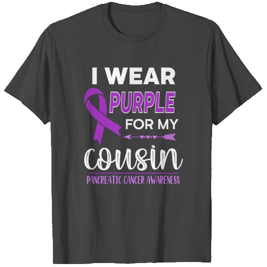 I Wear Purple For My Cousin T Shirts