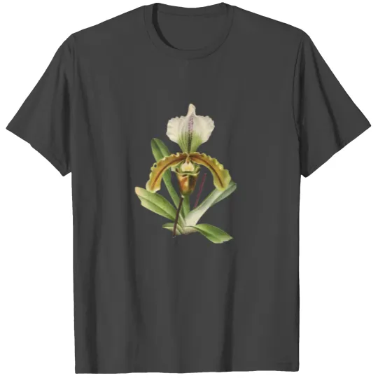 Orchid flower Botanical Illustration T Shirts