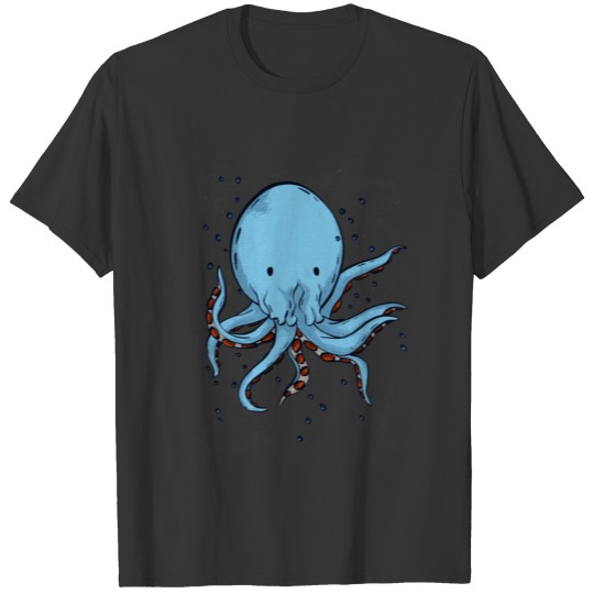 Octopus Vintage Retro Octopus Sea Creatures T-shirt