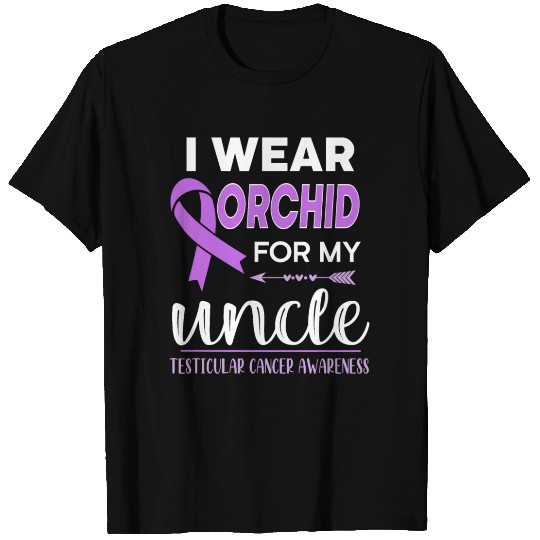 I Wear Orchid For My Uncle T Shirts