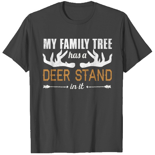 Hunting Hunter Hunt Stag Deer Hunting Antler Gift T Shirts