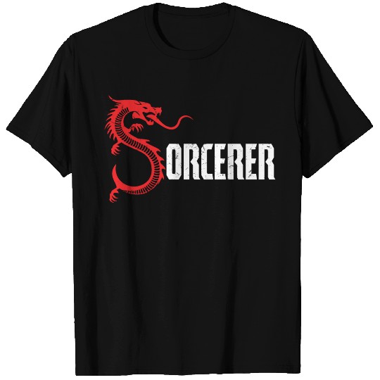 Dragon Fire Fireball Sorcerer T Shirts