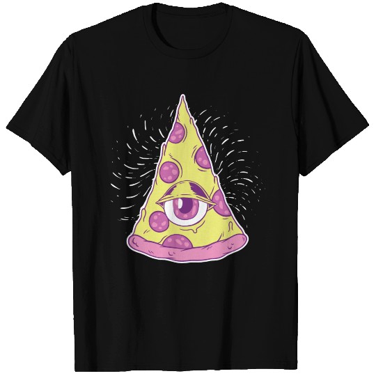 illuminati pizza T Shirts