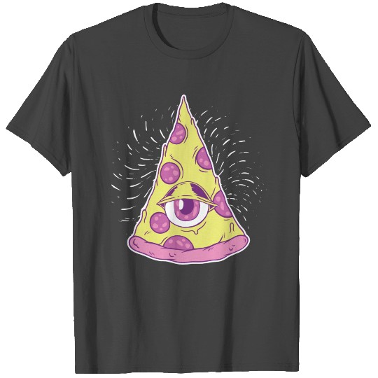 illuminati pizza T Shirts
