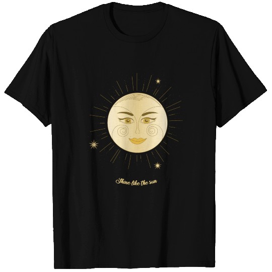 Sun Moon Phases Tarot T Shirts