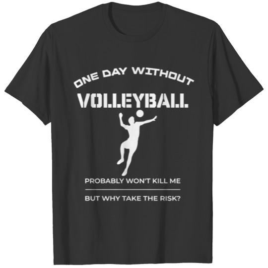 One day without Volleyball... T-shirt