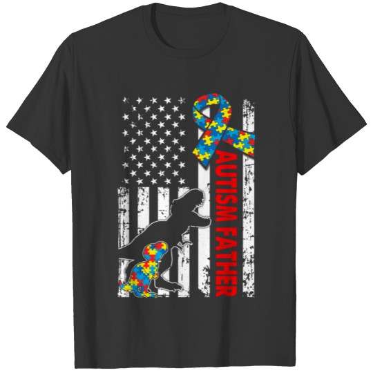 Autism Awareness Day Gift For Father T-shirt