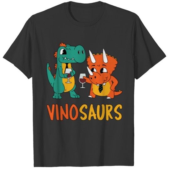 Vinosaurs - Funny Vino Saurs - Wine Dino - T-shirt