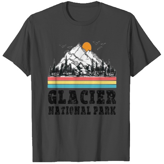 Vintage Glacier National Park copy T Shirts