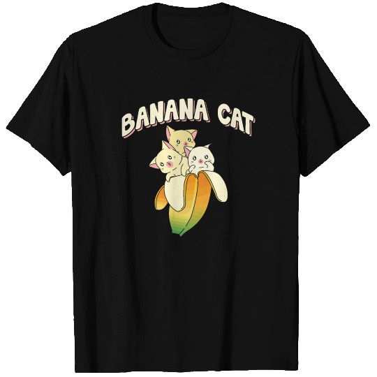 Banana Cats, Funny, Banana, Kittens T Shirts