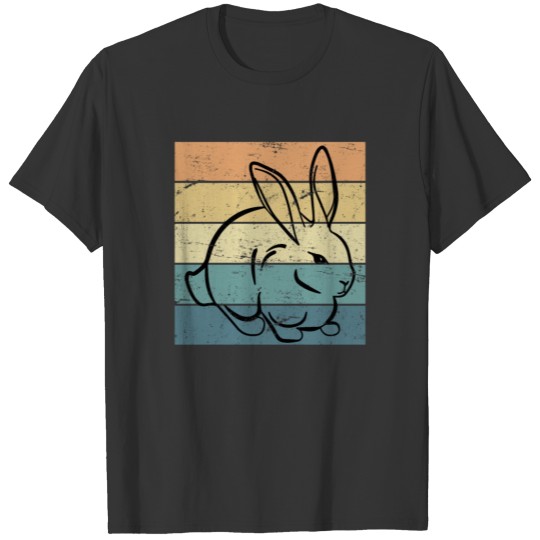 Easter Gift Easter Bunny Vintage Bunny Retro Look T-shirt