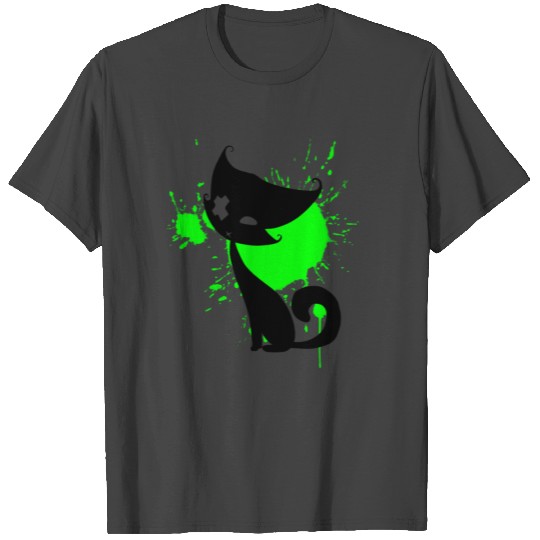 Crazy cat T Shirts
