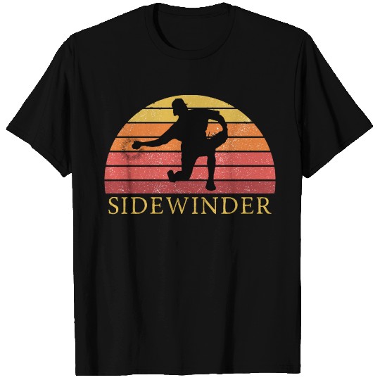 Sidewinder Sidearm Baseball Pitcher Retro Vintage T Shirts