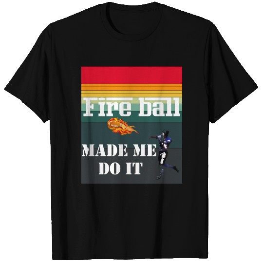Football Fireball Vintage T Shirts