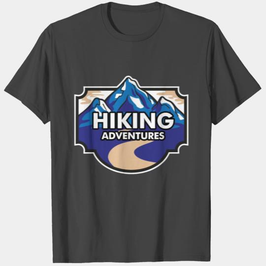 Hiking Adventure Blue Mountain T Shirts
