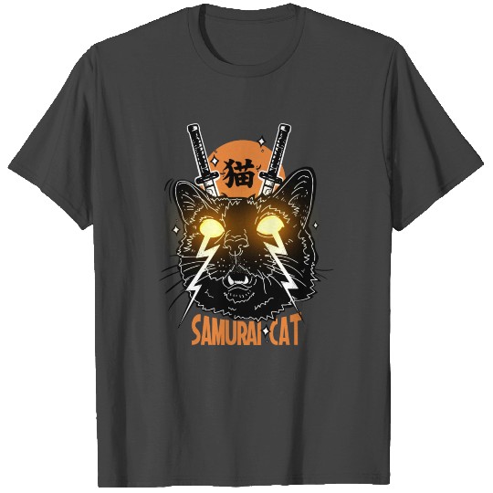 Samurai Cat T Shirts