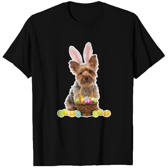 Easter Yorkie Yorkshire Terrier Dog T Shirts