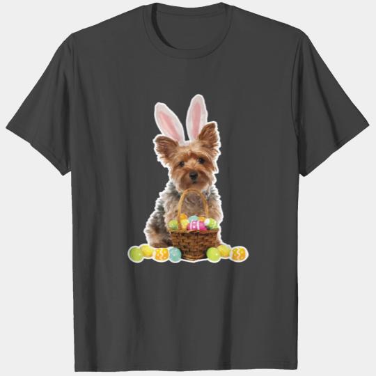 Easter Yorkie Yorkshire Terrier Dog T Shirts