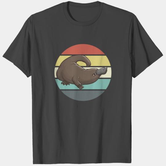 Duck-Billed Platypus Egg-Laying Mammal Vintage Sun T Shirts