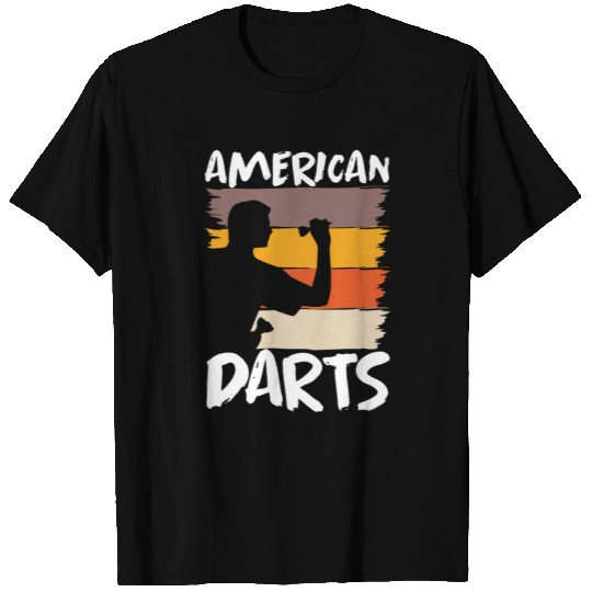 American Darts Bullseye Arrow Triple Target T Shirts