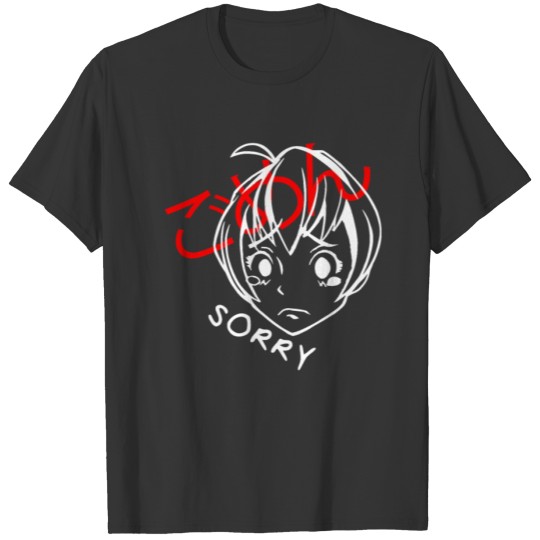 Anime Sorry T-shirt