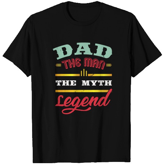 Dad The Man The Myth The Piano Legend Daddy T Shirts
