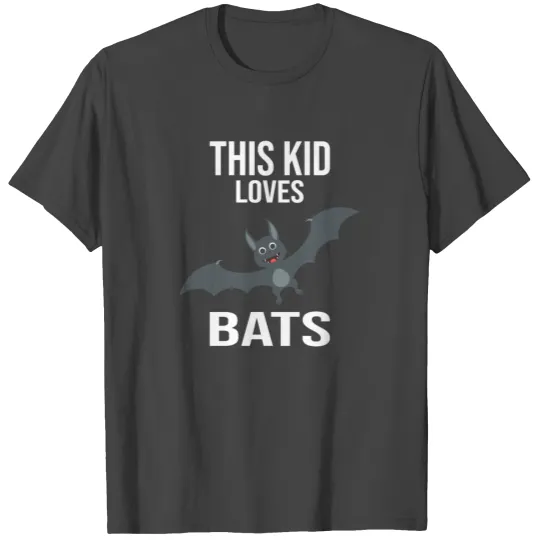 This Kid Loves Bats I Kids Bat Kids Motif T Shirts
