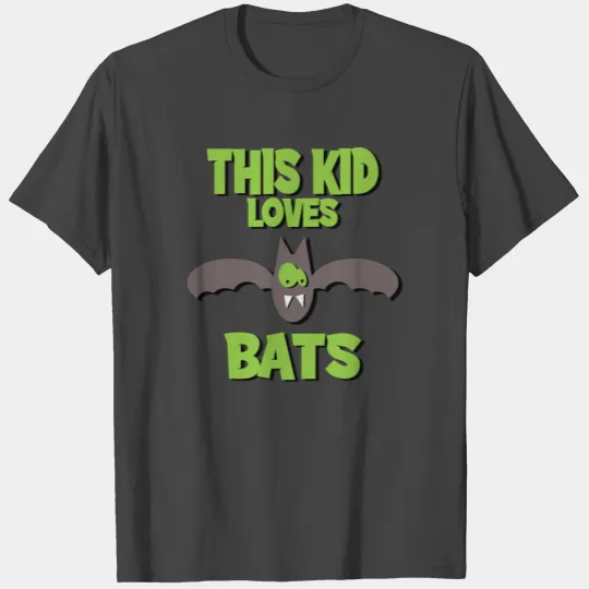 This Kid Loves Bats I Kids Bat Kids Motif T Shirts