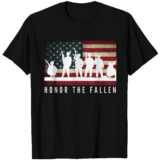 honor the fallen T Shirts