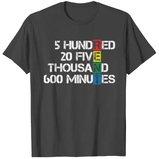 Seasons of Love [RENT] T Shirts