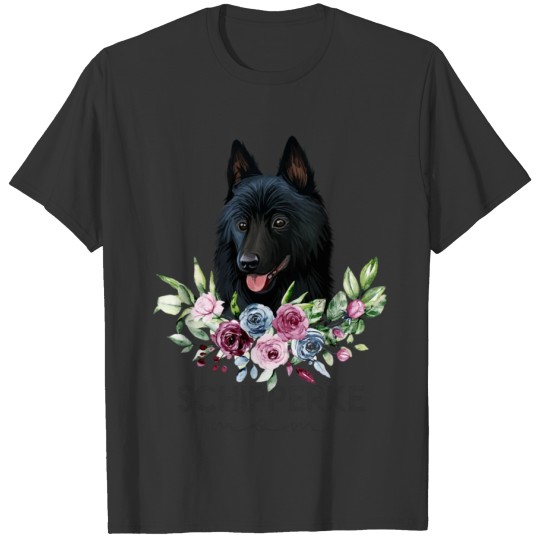 Schipperke Dog Mom T-shirt