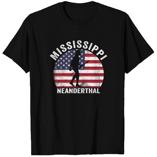 Funny Mississippi Neanderthals T Shirts
