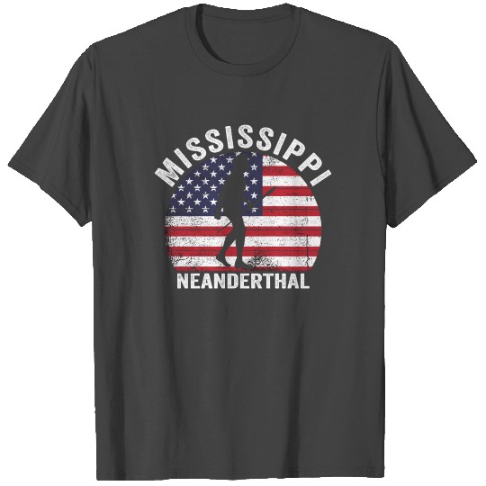 Funny Mississippi Neanderthals T Shirts