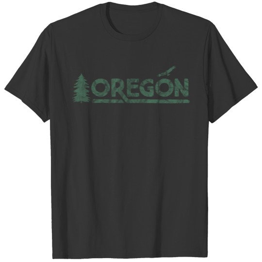 Retro Vintage Oregon T Shirts
