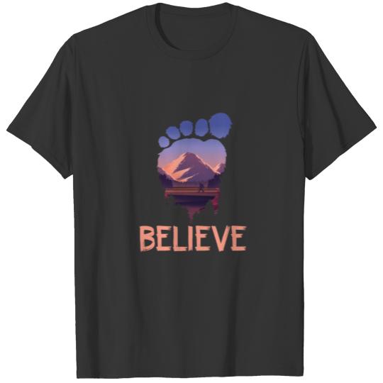 Believe Big Foot T-shirt