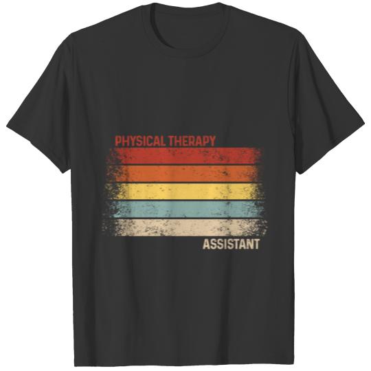 Physical Therapist Assistant Retro Certified PTA T-shirt