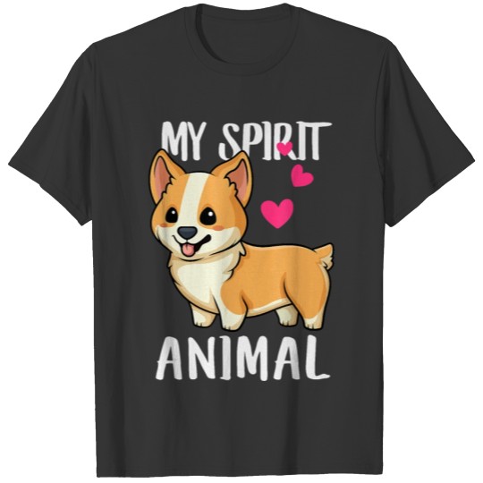 My Spirit Animal Corgi Dog Lover Dad Mom Boy T-shirt