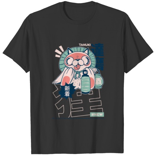 TANUKI Japanese YOKAI T-shirt