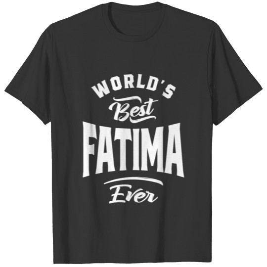 Fatima Personalized Name Birthday Gift T-shirt