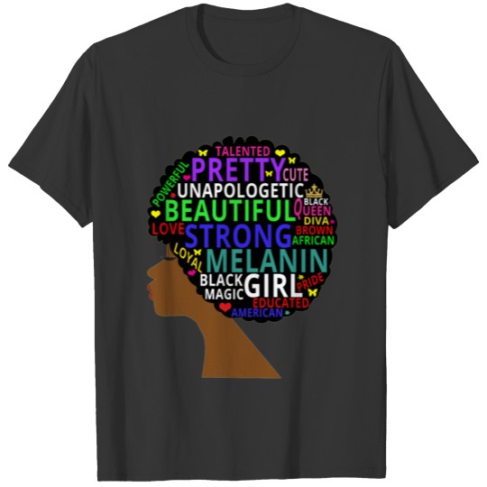 Educated Black Queen Black Girl Magic Unapologetic T Shirts