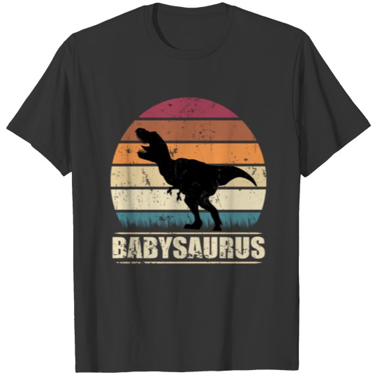 BabySaurus dinosaur baby dinosaur birth gift T-shirt
