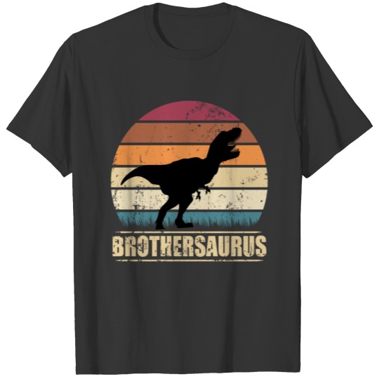 BrotherSaurus Dinosaur T-Rex Brother Dino T Shirts