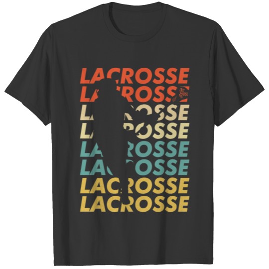 Retro Lacrosse Vintage Champ Goal Laxer Lax Laxing T Shirts